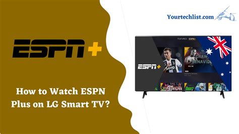 Downloading and installing ESPN+ app on LG Smart TV is the best way to watch ESPN+ on your LG Smart TV. ESPN+ is a streaming service that offers live sports events, original shows, and documentaries. It is available on various devices, including LG Smart TVs. Here are the steps to download and install the ESPN+ app on your LG Smart TV: 1.